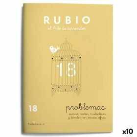 Caderno quadriculado Rubio Nº 18 A5 Espanhol 20 Folhas (10 Unidades) de Rubio, Livros de exercícios - Ref: S8422737, Preço: 1...