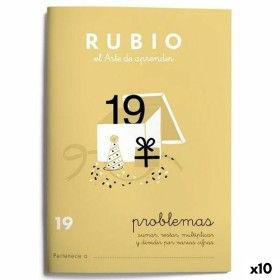 Caderno quadriculado Rubio Nº19 A5 Espanhol 20 Folhas (10 Unidades) Cuadernos Rubio - 1