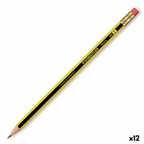 Lápiz com Borracha Staedtler Noris 122 HB (12 Unidades) de Staedtler, Materiais de desenho - Ref: S8422824, Preço: 8,13 €, De...