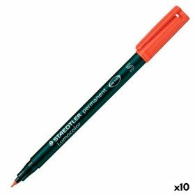 Dauermarker Stabilo OHPen Rot 10 Stücke | Tienda24 - Global Online Shop Tienda24.eu