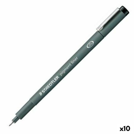 Feutres Staedtler Pigment Line Noir (10 Unités) | Tienda24 - Global Online Shop Tienda24.eu