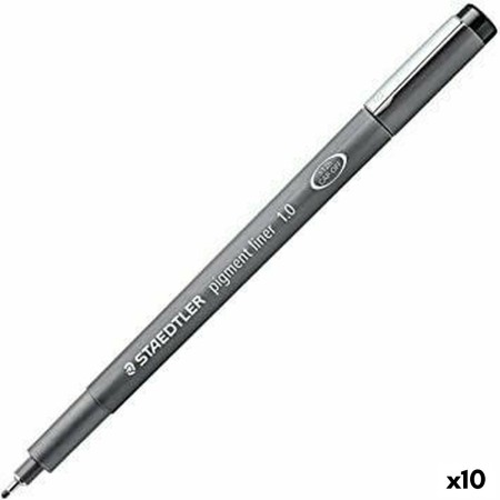 Feutres Staedtler Pigment Line Noir (10 Unités) | Tienda24 - Global Online Shop Tienda24.eu