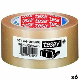 Ruban adhésif TESA Emballage Extra-fort Transparent PVC 50 mm x 66 m (6 Unités) de TESA, Rubans adhésifs - Réf : S8423008, Pr...