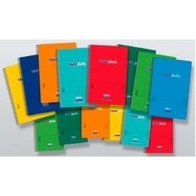 Cahier Multicouleur quarto 8 Pièces de BigBuy Office, Cahiers à spirales - Réf : S8423059, Prix : 11,88 €, Remise : %