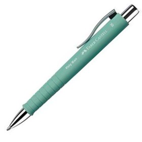 Caneta Faber-Castell Poly Ball XB Verde (5 Unidades) de Faber-Castell, Canetas esferográficas retráteis - Ref: S8423127, Preç...