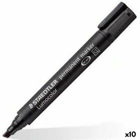 Dauermarker Staedtler Lumocolor 350 Schwarz (10 Stück) von Staedtler, Permanent-Marker - Ref: S8423395, Preis: 9,85 €, Rabatt: %