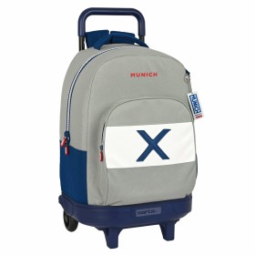 3D School Bag with Wheels Munich College 33 x 22 x 45 cm by Munich, Children's Backpacks - Ref: S8423637, Price: 63,08 €, Dis...