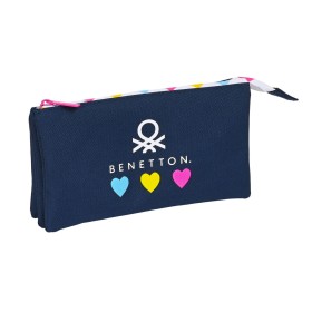 Malas para tudo triplas Benetton Love 22 x 3 x 12 cm de Benetton, Estojos - Ref: S8423692, Preço: 12,75 €, Desconto: %