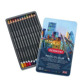 Matite colorate DERWENT Procolour Multicolore di DERWENT, Materiali da disegno - Rif: S8423757, Prezzo: 23,93 €, Sconto: %