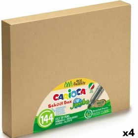 Set of Felt Tip Pens Carioca Schoolbox Multicolour (4 Units) by Carioca, Fineliners - Ref: S8424149, Price: 149,75 €, Discoun...