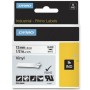 Cinta laminada para máquinas rotuladoras Rhino Dymo ID1-12 12 x 5,5 mm Preto Branco Etiqueta Autoadesivas (5 Unidades) de Dym...