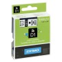 Cinta Laminada para Rotuladoras Dymo D1 43613 6 mm LabelManager™ Blanco Negro (5 Unidades) de Dymo, Etiquetas adhesivas y peg...