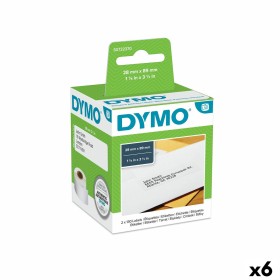 Drucker-Etiketten Dymo 99010 28 x 89 mm LabelWriter™ Weiß Schwarz (6 Stück) von Dymo, Klebeetiketten und Aufkleber - Ref: S84...