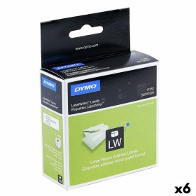 Etiquetas para Impresora Dymo 500 Piezas 25 x 54 mm Blanco Negro (6 Unidades) de Dymo, Etiquetas adhesivas y pegatinas - Ref:...