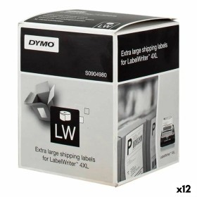 Printer Labels Dymo LW 4XL Black/White 104 x 159 mm (12 Units) by Dymo, Adhesive labels and stickers - Ref: S8424322, Price: ...