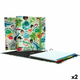 Carpeta de anillas Grafoplas Carpebook Revolution Green Verde A4 (2 Unidades) de Grafoplas, Carpetas - Ref: S8424560, Precio:...