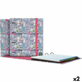 Reliure à anneaux Grafoplas Carpebook Fantasy Lila A4 (2 Unités) de Grafoplas, Classeurs - Réf : S8424566, Prix : 27,87 €, Re...