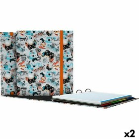 Raccoglitore ad anelli Grafoplas Carpebook Play Grigio A4 (2 Unità) di Grafoplas, Armadi schedari - Rif: S8424569, Prezzo: 27...