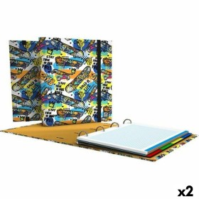 Reliure à anneaux Grafoplas Carpebook Street Multicouleur A4 (2 Unités) de Grafoplas, Classeurs - Réf : S8424570, Prix : 27,8...