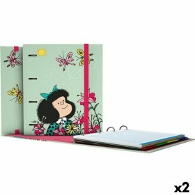 Carpeta de anillas Mafalda Carpebook Verde A4 (2 Unidades) de Mafalda, Archivadores - Ref: S8424574, Precio: 29,33 €, Descuen...