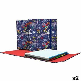 Ring binder Grafoplas Carpeplús Star Dark blue A4 (2 Units) by Grafoplas, Filing cabinets - Ref: S8424623, Price: 27,87 €, Di...