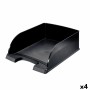 Classification tray Leitz 52330095 A4 polystyrene Black 4 Units | Tienda24 - Global Online Shop Tienda24.eu