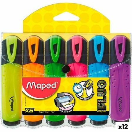 Marqueur fluorescent Maped Peps Classic Multicouleur (12 Unités) | Tienda24 - Global Online Shop Tienda24.eu