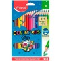 Crayons de couleur Maped Color' Peps Star Multicouleur 18 Pièces (12 Unités) de Maped, Matériel de dessin - Réf : S8424901, P...