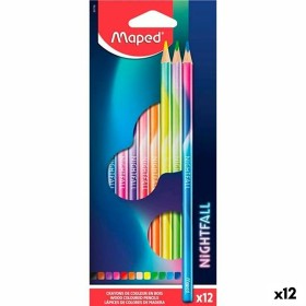 Colouring pencils Maped Nightfall Multicolour 12 Pieces (12 Units) by Maped, Drawing materials - Ref: S8424937, Price: 17,80 ...