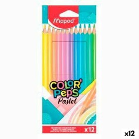 Crayons de couleur Maped Color' Peps Multicouleur 12 Pièces (12 Unités) de Maped, Matériel de dessin - Réf : S8424940, Prix :...