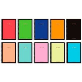 Cuaderno Lamela Multicolor Cuarto 5 Piezas 80 Hojas | Tienda24 - Global Online Shop Tienda24.eu