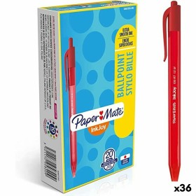 Bolígrafo Paper Mate Inkjoy 20 Piezas Rojo 1 mm (36 Unidades) de Paper Mate, Bolígrafos de bola retráctiles - Ref: S8425042, ...