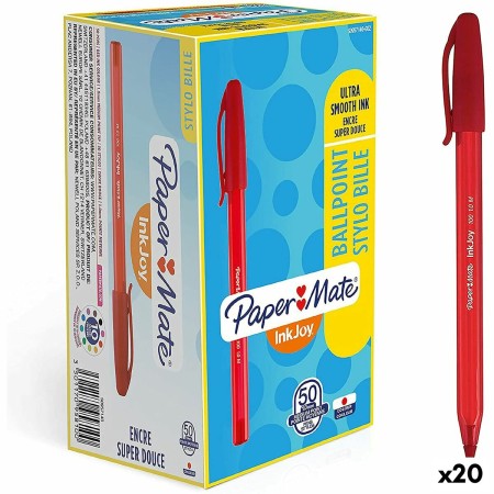 Penna Paper Mate Inkjoy 50 Pezzi Rosso 1 mm (20 Unità) | Tienda24 - Global Online Shop Tienda24.eu