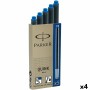 Ricarica di inchiostro per penna Parker Quink Ink 5 Pezzi (4 Unità) | Tienda24 - Global Online Shop Tienda24.eu