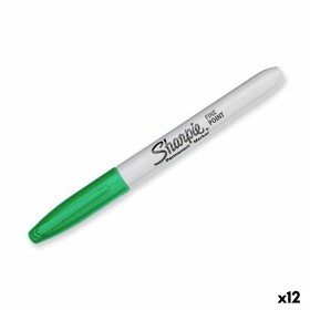 Permanent marker Sharpie Fine Point Green (12 Units) by Sharpie, Permanent Markers & Marker Pens - Ref: S8425224, Price: 14,2...