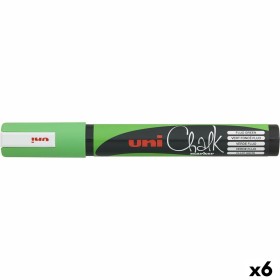 Flüssige Kreidemarker Uni-Ball PWE-5M Gelb (6 Stücke) | Tienda24 - Global Online Shop Tienda24.eu