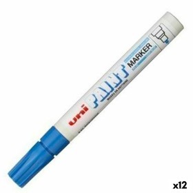 Marqueur permanent Uni-Ball PX-20 Bleu (12 Unités) de Uni-Ball, Marqueurs indélébiles & Stylos-marqueurs - Réf : S8425242, Pr...