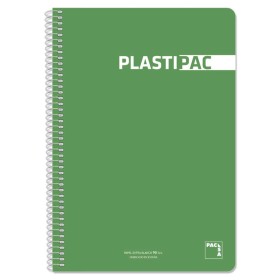 Caderno Pacsa Plastipac Verde Claro Din A4 5 Peças 80 Folhas de Pacsa, Cadernos de argolas - Ref: S8425269, Preço: 14,94 €, D...