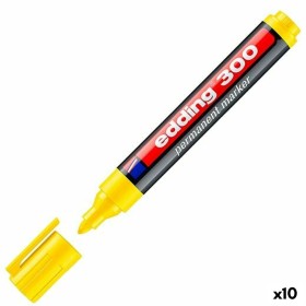 Dauermarker Edding 300 Gelb (10 Stück) von Edding, Permanent-Marker - Ref: S8425386, Preis: 11,69 €, Rabatt: %