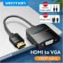 HDMI to VGA Adapter Vention Black | Tienda24 Tienda24.eu