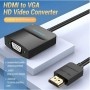 HDMI to VGA Adapter Vention Black | Tienda24 Tienda24.eu