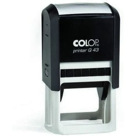 Carimbo Colop Printer Q 43 Preto 45 x 45 mm de Colop, Selos e materiais para selos - Ref: S8425405, Preço: 17,80 €, Desconto: %