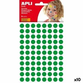 Etiquetas Apli Kids Gomets Verde Redondo (10 Unidades) de Apli, Autocolante de papel - Ref: S8425432, Preço: 9,46 €, Desconto: %