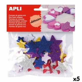 Materials for Handicrafts Apli Star Multicolour (5 Units) by Apli, Adhesive labels and stickers - Ref: S8425437, Price: 15,04...