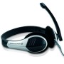 Kopfhörer mit Mikrofon Conceptronic Allround Stereo Headset Schwarz Silberfarben | Tienda24 - Global Online Shop Tienda24.eu