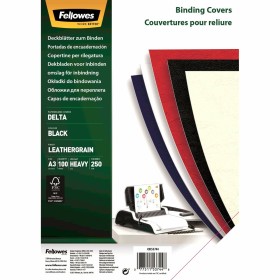 Capas de encadernação Fellowes Delta 100 Unidades Preto A3 Cartão de Fellowes, Capas de encadernação - Ref: S8425908, Preço: ...