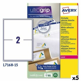 Etiquettes pour Imprimante Avery L7168 Blanc 15 Volets 199,6 x 143,5 mm (5 Unités) de Avery, Étiquettes adhésives et autocoll...