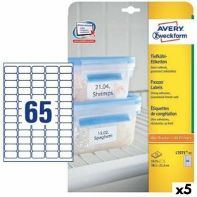 Etiquetas para Impressora Avery L7971 Branco 25 Folhas 38,1 x 21,1 mm (5 Unidades) de Avery, Etiquetas adesivas e autocolante...