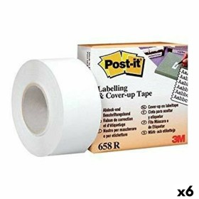 Adhesive Tape Post-it 658R White 25,4 mm x 17,7 m (6 Units) by Post-it, Adhesive tape - Ref: S8426228, Price: 41,03 €, Discou...