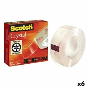 Adhesive Tape Scotch Crystal 19 mm x 33 m Transparent (6 Units) by Scotch, Adhesive tape - Ref: S8426234, Price: 18,46 €, Dis...